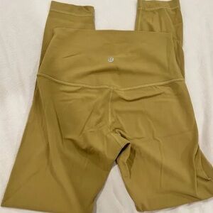lululemon athletica Mustard Yellow Leggings